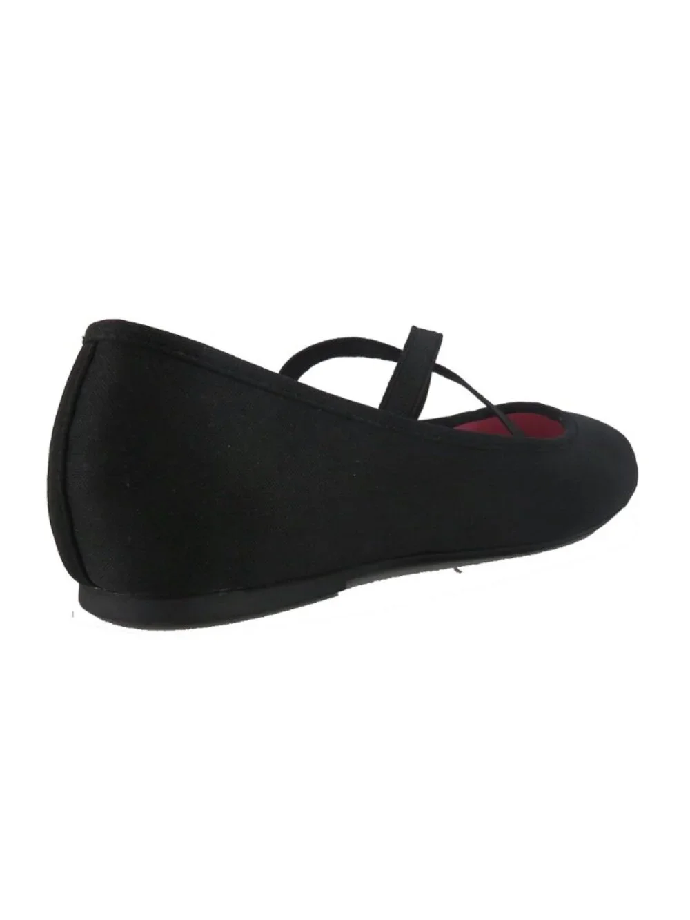 Wonder Nation Infant Size 7 Flats Criss Cross Straps Black Ballet Style Shoes